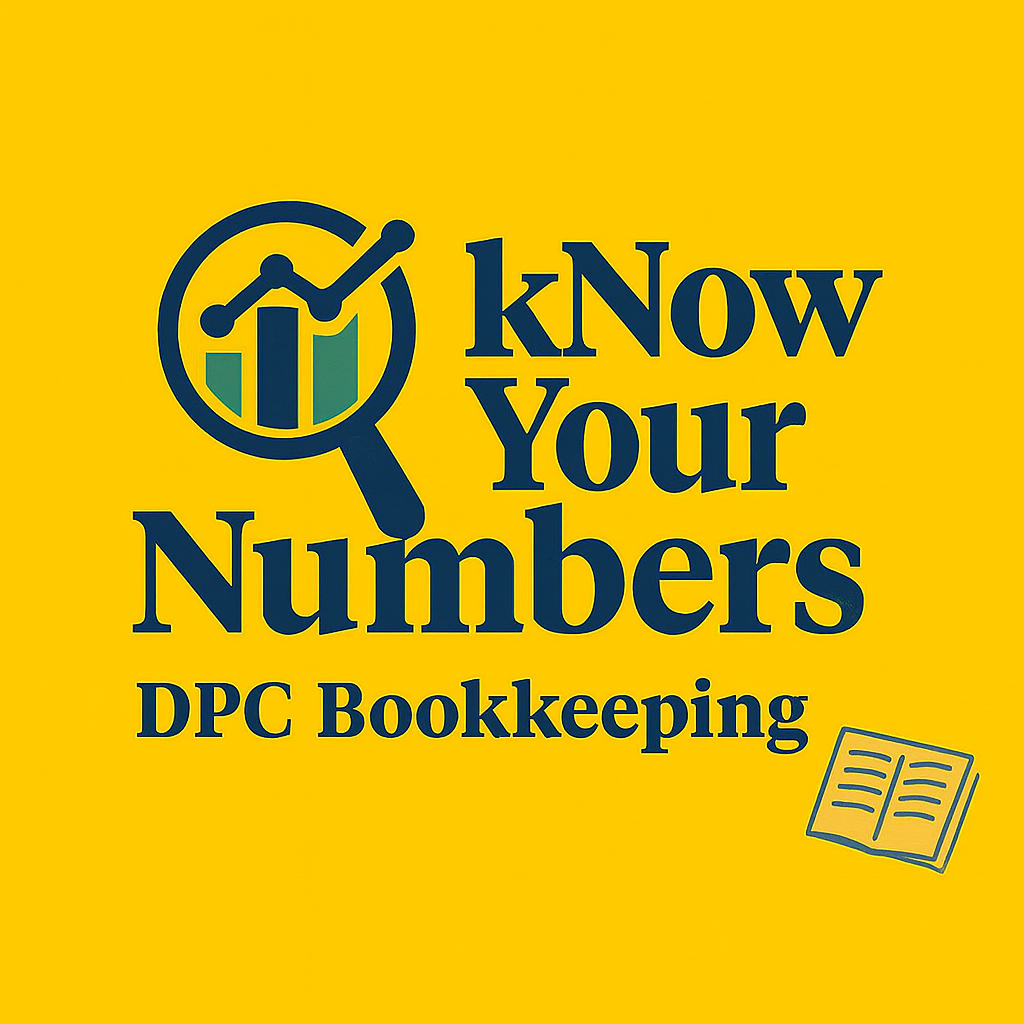Know Your Numbers DPC Bookkeeping Logo